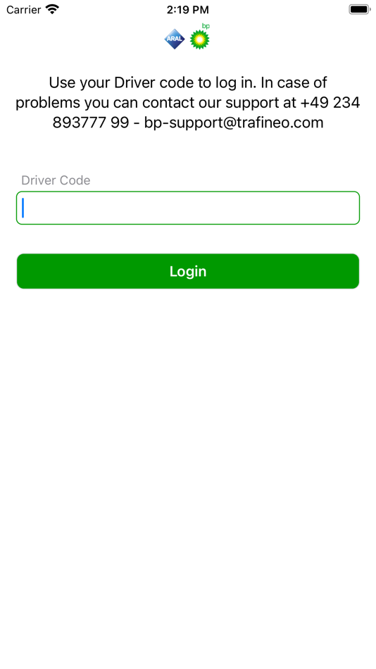 #4. BP + Aral for EETS - Driver (iOS) Podle: Trafineo GmbH & Co KG