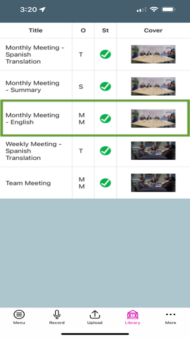 Laconic Meeting iPhone screenshot 10 - Business app