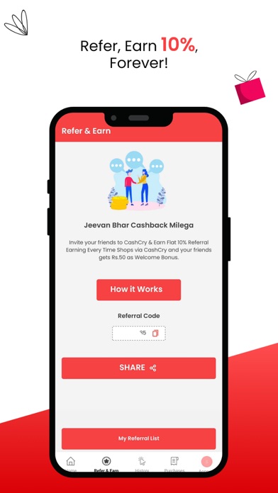 CashCry: CashBack & Gift cards Screenshot