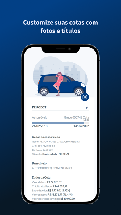 Consórcio Teddy Screenshot