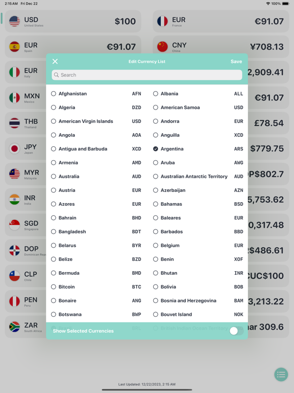 Screenshot #4 pour Currency - Exchange Converter