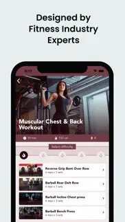 women's weight training plan iphone screenshot 4