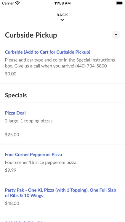 Geppetto's Pizza & Ribs