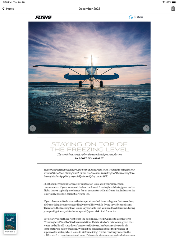 FLYING Magazine iPad app afbeelding 3