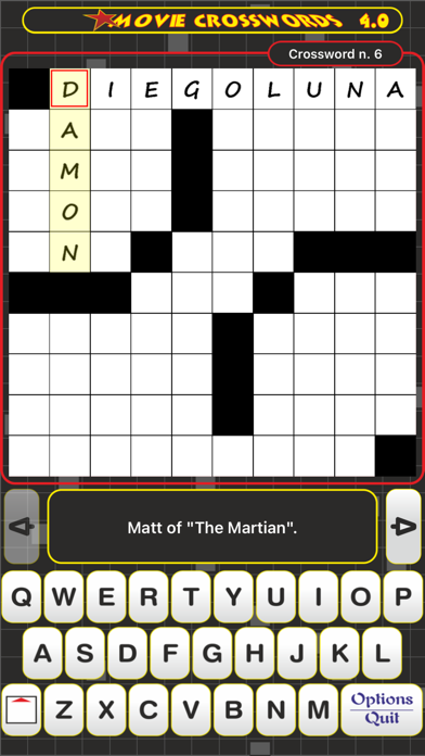 Movie Crosswords Screenshot