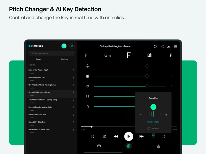 Moises The Musicians App