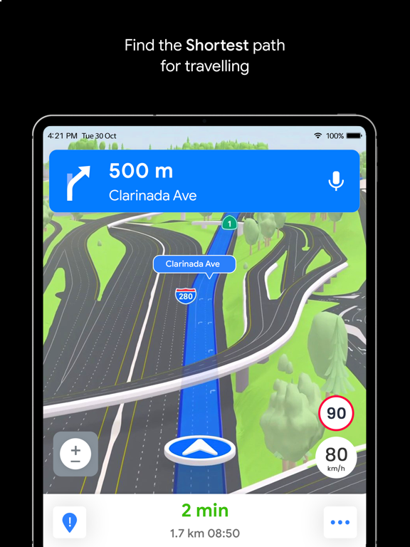 GPS Live Navigation & Live Mapのおすすめ画像4