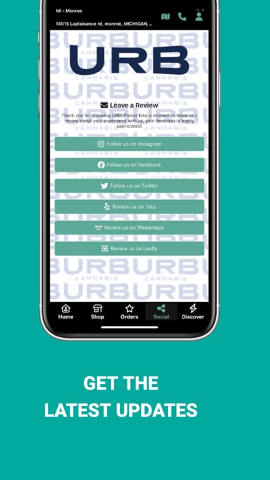 URB Cannabis Screenshot