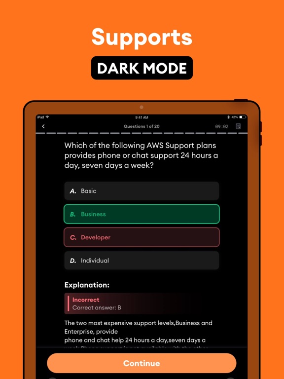 AWS Cloud Practitioner 2026 iPad screenshot 8 - Education app