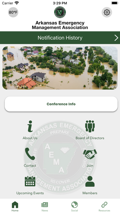 Arkansas EM Association Screenshot