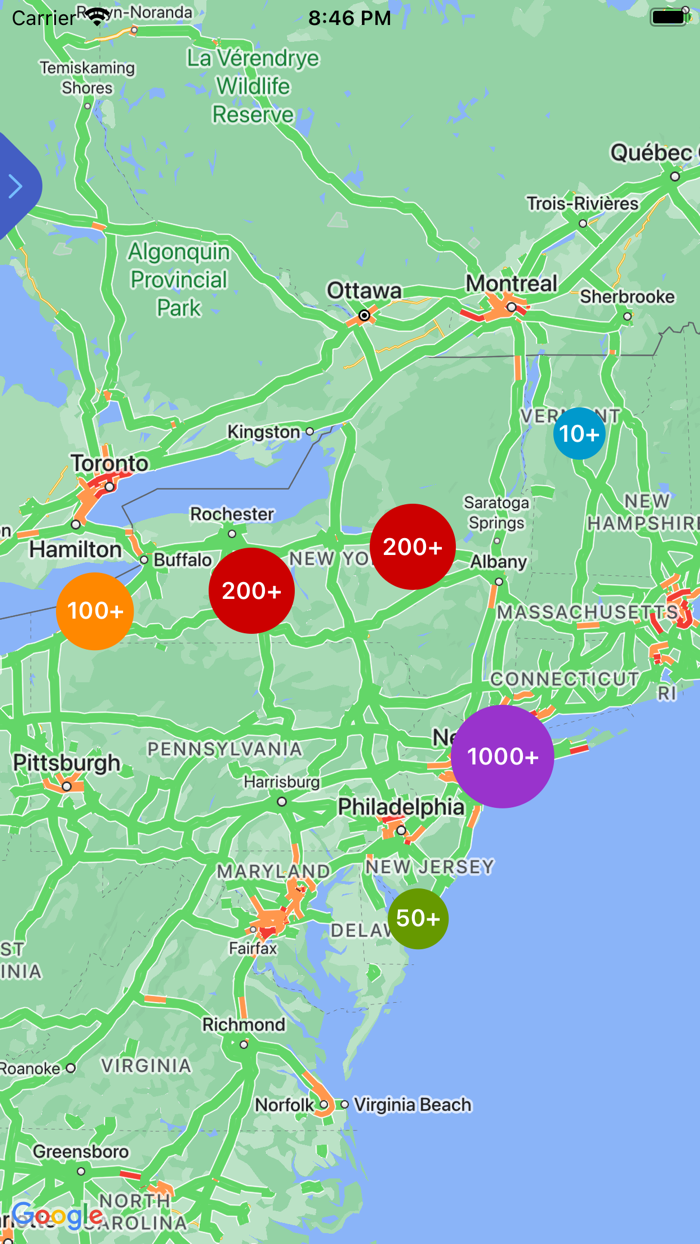 Live Traffic - New York