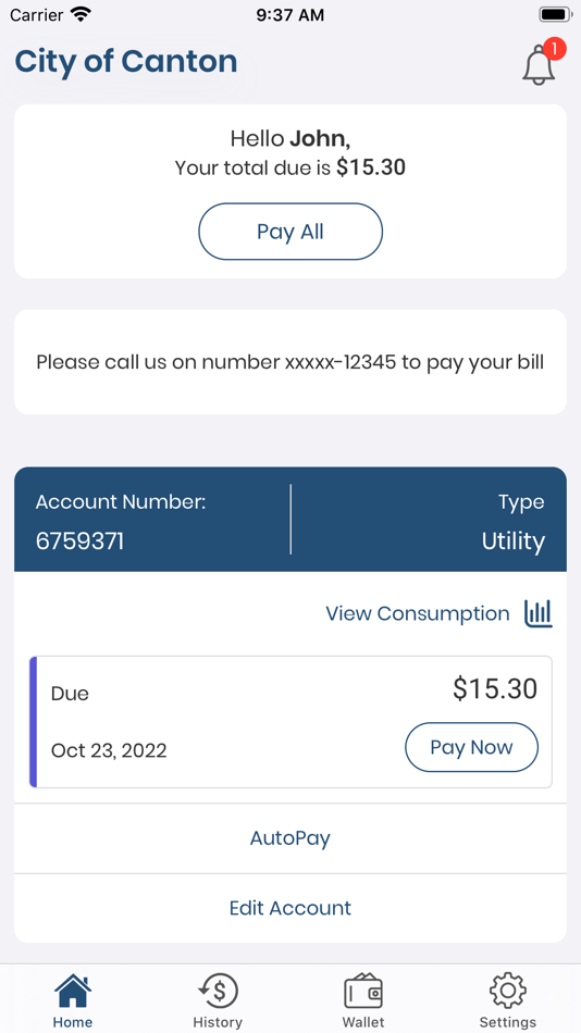#1. Canton City Utilities (iOS) Podle: Paymentus Corporation