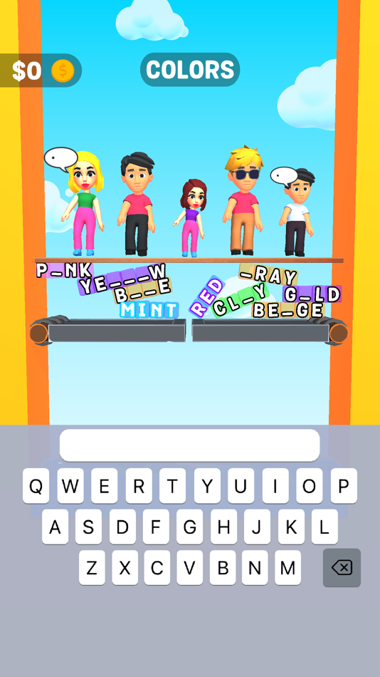#4. Messy Type 3D (iOS) 由: MIDPOLY OYUN YAZILIM TASARIM DANISMANLIK HIZMETLERI VE TICARET ANONIM SIRKETI
