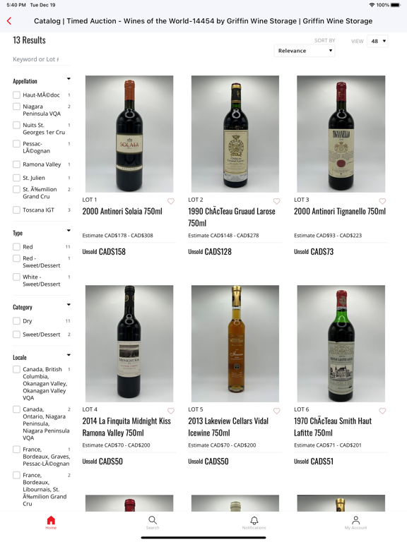 Screenshot #6 pour Griffin Wine Storage