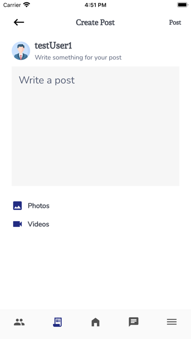 STC Social App Screenshot