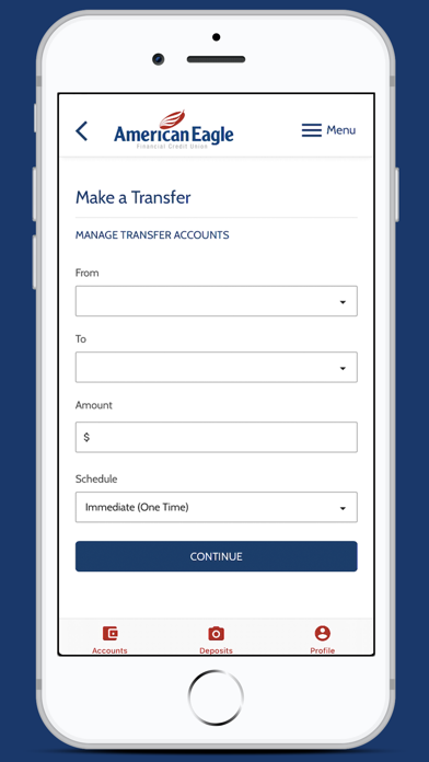 American Eagle FCU Mobile Screenshot 3 - AppWisp.com American Eagle FCU Mobile Screenshot 3 - AppWisp.com