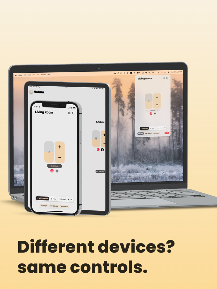Volum - control smart devices