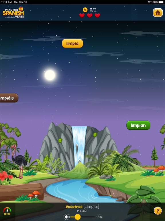 Screenshot #5 pour Learn Spanish Verbs Game Extra