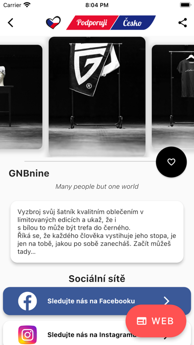 Podporuji Česko Screenshot