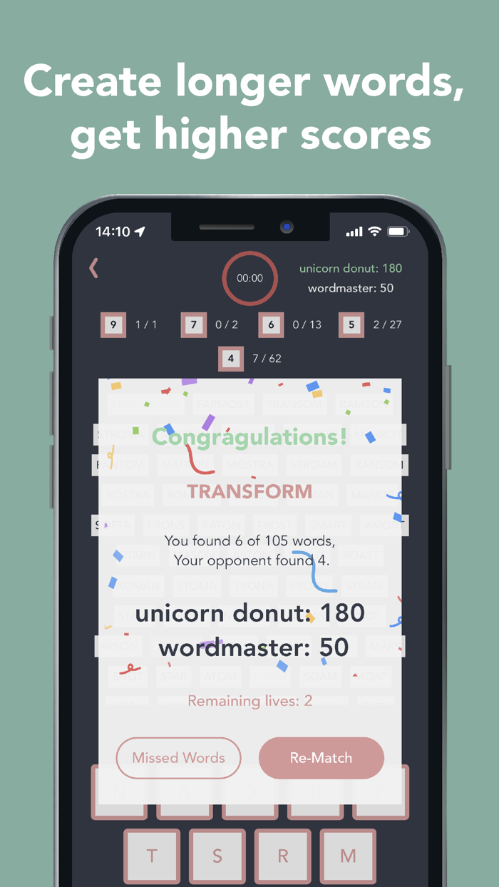 WordCup - Race to create words