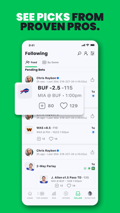 Action Network Sports Betting Screenshot