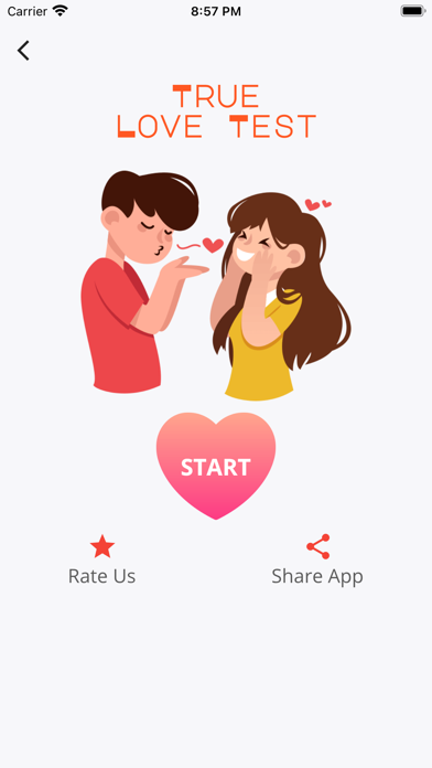 Cute Love Quotes and Love Test Screenshot