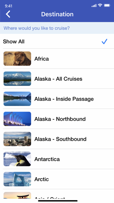 Cruise Finder by iCruise.com Screenshot