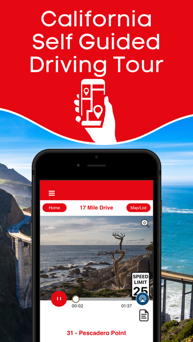 California GPS Audio Tours Screenshot
