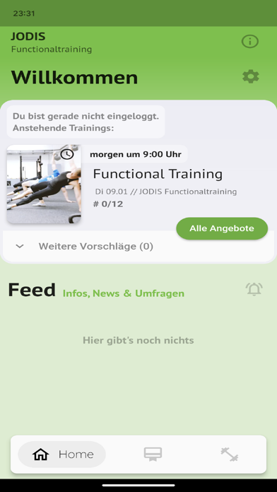 JODIS Functionaltraining Screenshot