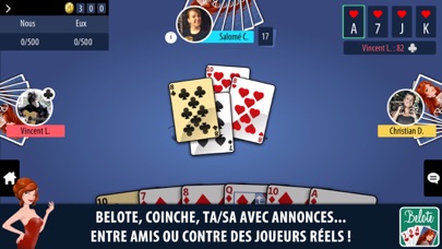 Screenshot #2 pour Belote & Coinche Multijoueur