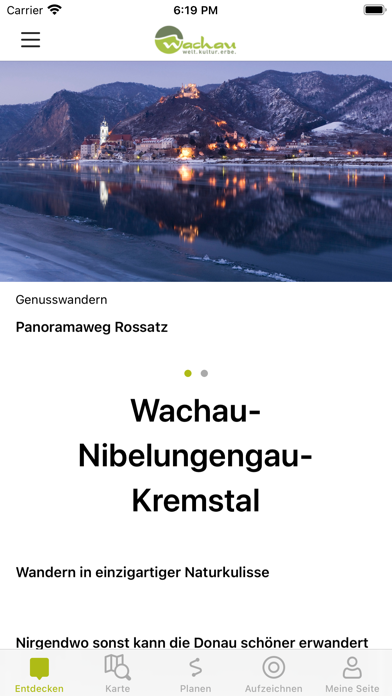 Wachau Nibelungengau-Kremstal Screenshot