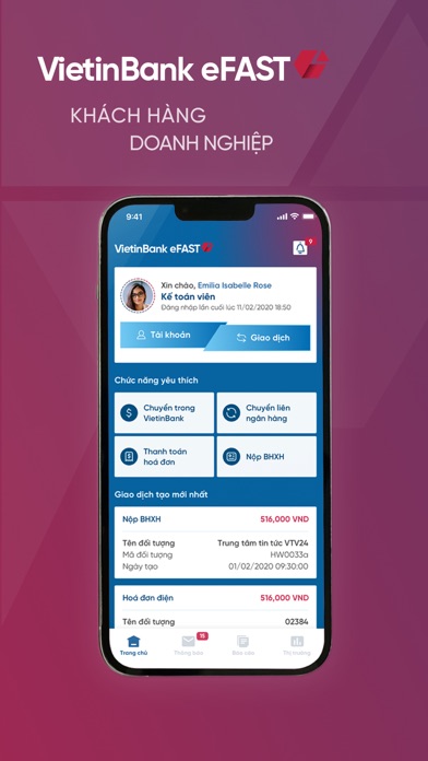 VietinBank eFASTのおすすめ画像1