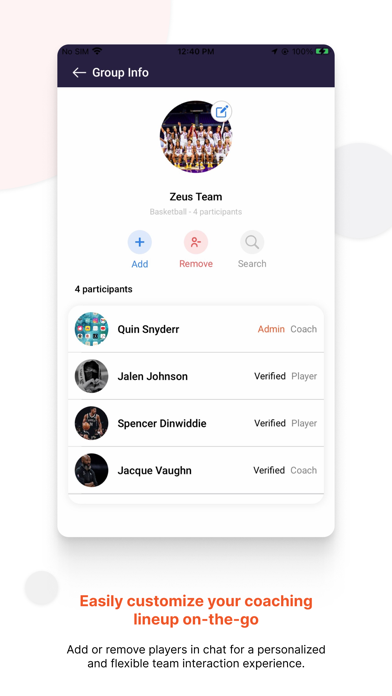 GIU Team Connect Screenshot