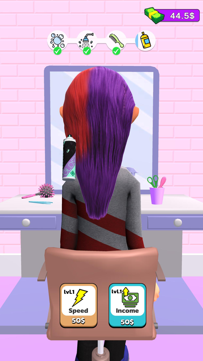 Hair Salon Idle Clicker Game