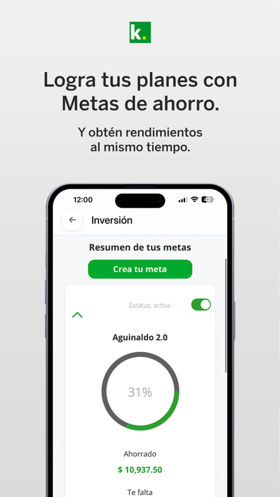 kubo: Crédito Inversión Ahorro Screenshot