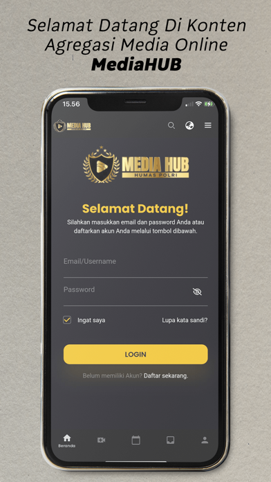 MediaHub Mobile Screenshot