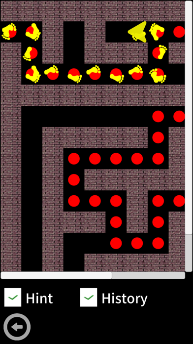 3D Maze of brick walls Screenshot