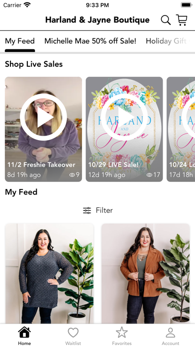 Harland & Jayne Boutique Screenshot