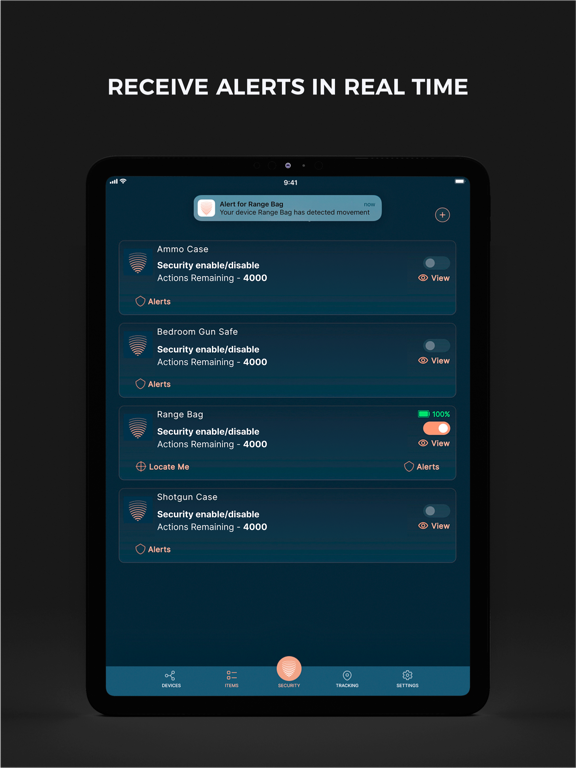 GunAlert iPad screenshot 4 - Productivity app