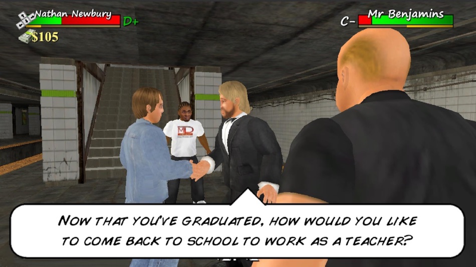 #9. Old School 3D (iOS) Podle: MDickie Limited