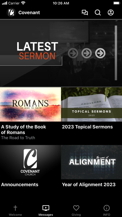 Covenant Church Willis Screenshot