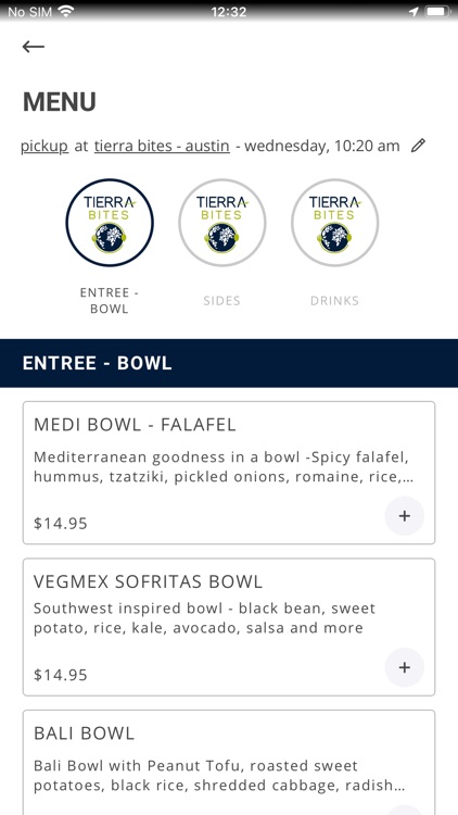 Tierra Bites Food Ordering