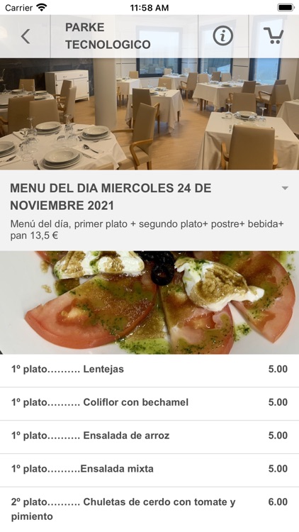 Restaurante Parke Tecnológico