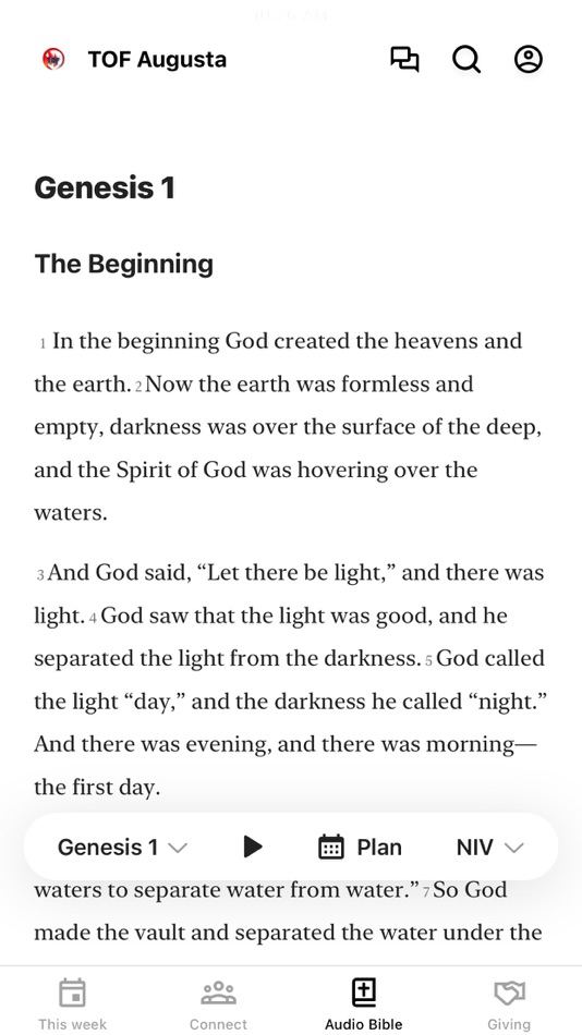 #3. TOF Augusta (iOS) 由: Temple of Faith Ministries, Inc.