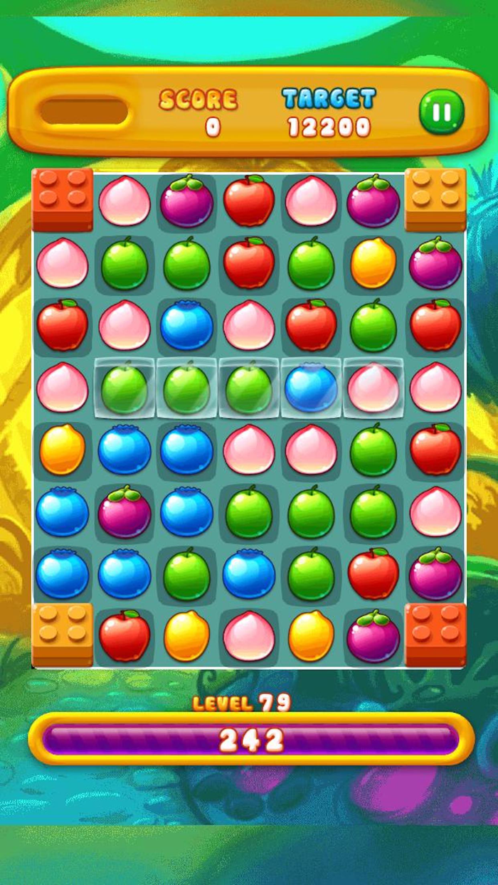 Fruit Frenzy Match Game
