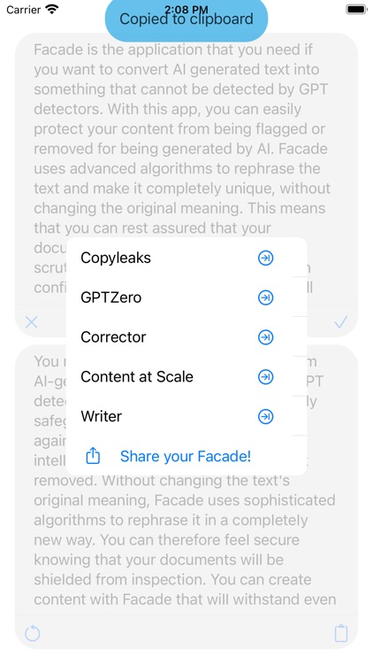 Facade - Anti GPT Detector