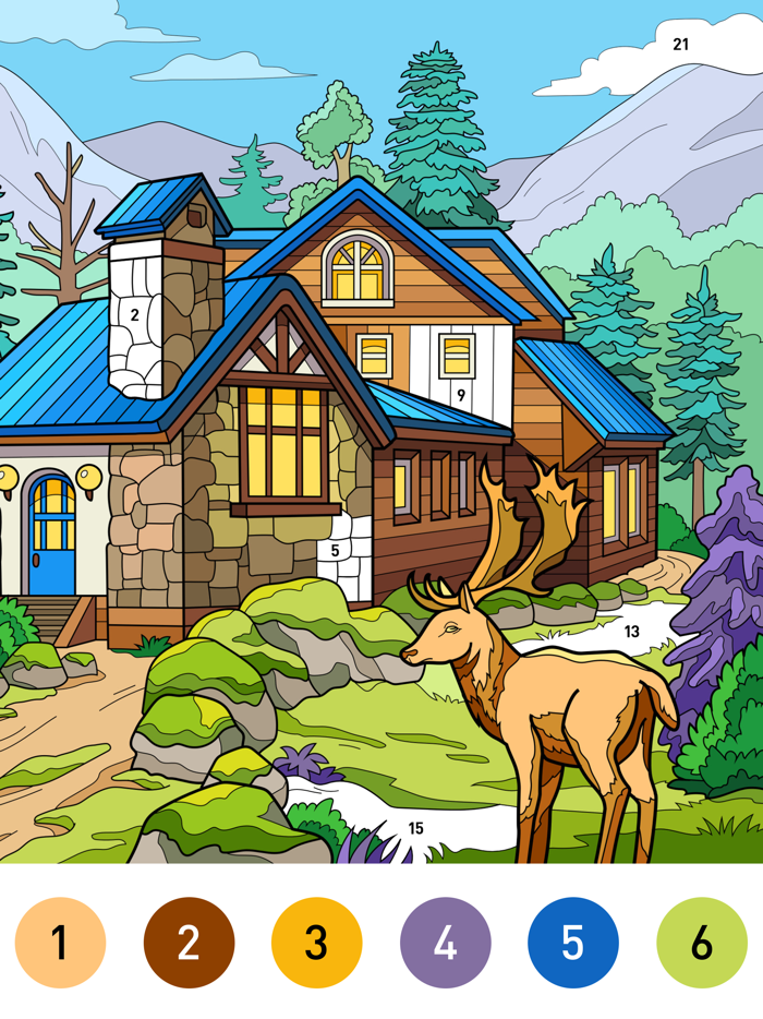 House Color - Paint by number