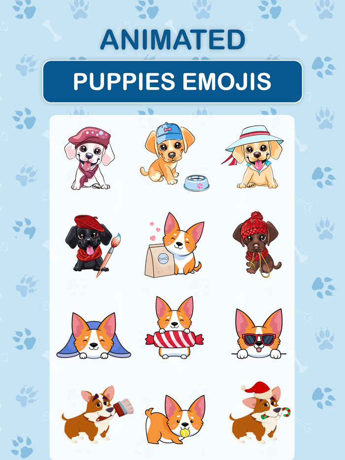 Animated Puppies Emojis