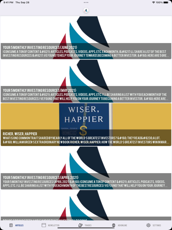 Screenshot #5 pour American Dream Investing