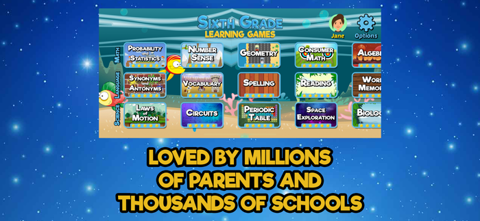 Sixth Grade Learning Games SE